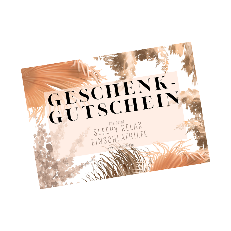 Sleepy Relax Geschenkgutschein Gift Card